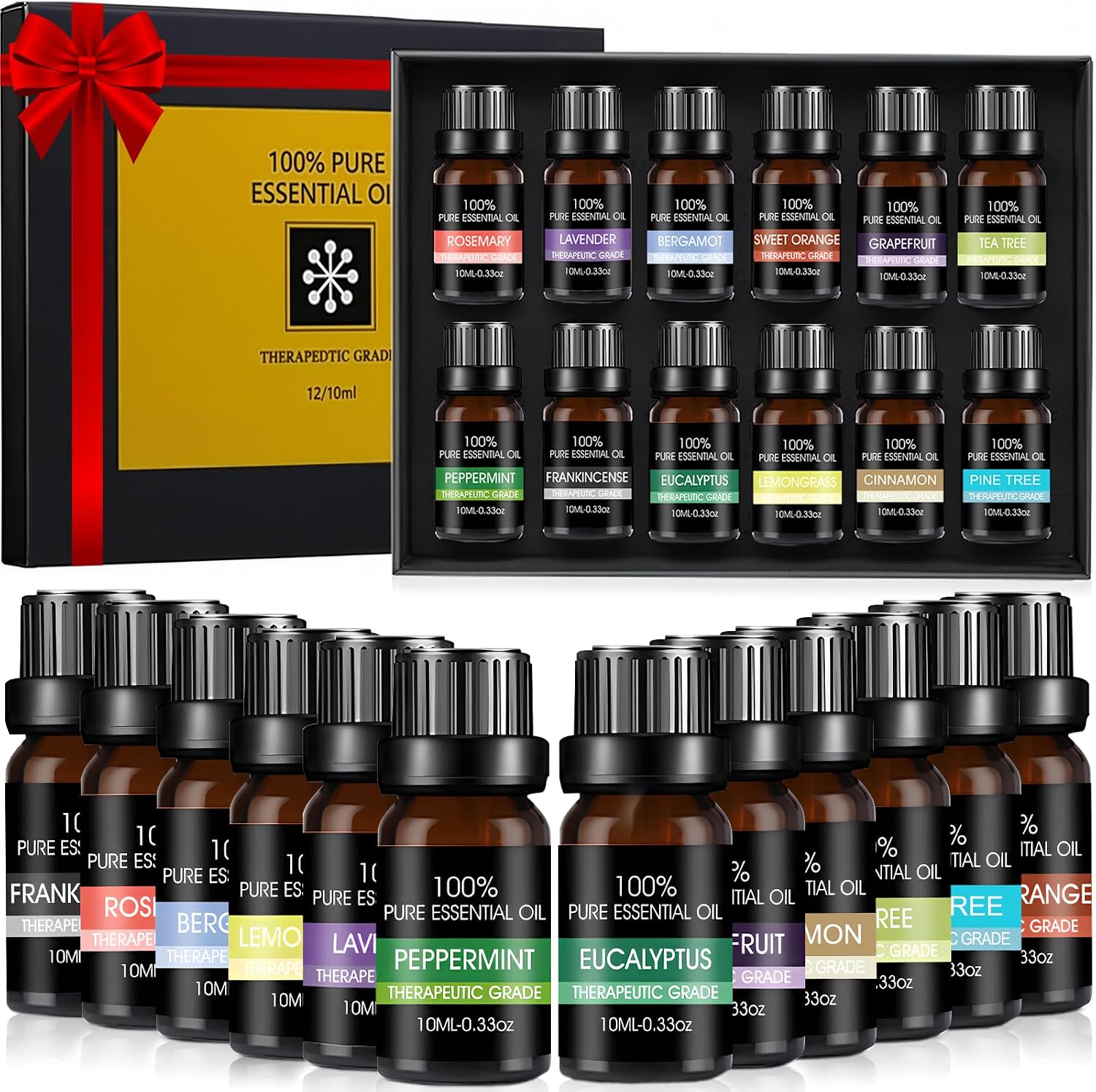 Set Aceites Esenciales 12 Frascos
